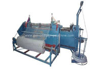 PLC Control Automatic Chain Link Machine , Fencing Wire Making Machine For River Banks