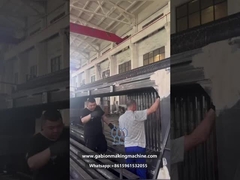 تسليم آلة شبك الغابيون بمحرك سيرفو عالي السرعة إلى الهند