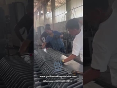 كيف تعمل آلات شبك الغابيون | خط إنتاج صندوق الغابيون الأوتوماتيكي