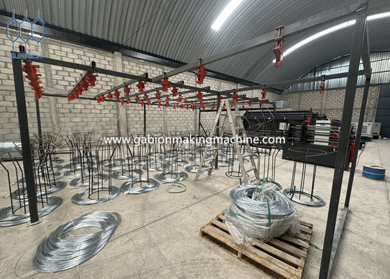 شراء آلة مربع غابيونية خاضعة لتحكم PLC للقفصات الصلبة للأسلاك تصنيع عبر الإنترنت