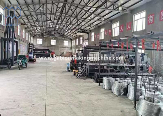 4.0mm 110x135mm غابيون شبكة آلة PLC نظام التحكم في محرك سيرفو
