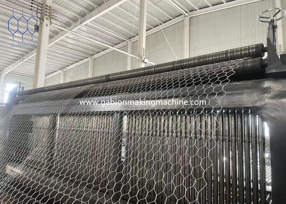 آلة غابيون مغلفة / ملفوفة بالبي.في.سي للأسلاك قطرها 1.6mm-4.0mm